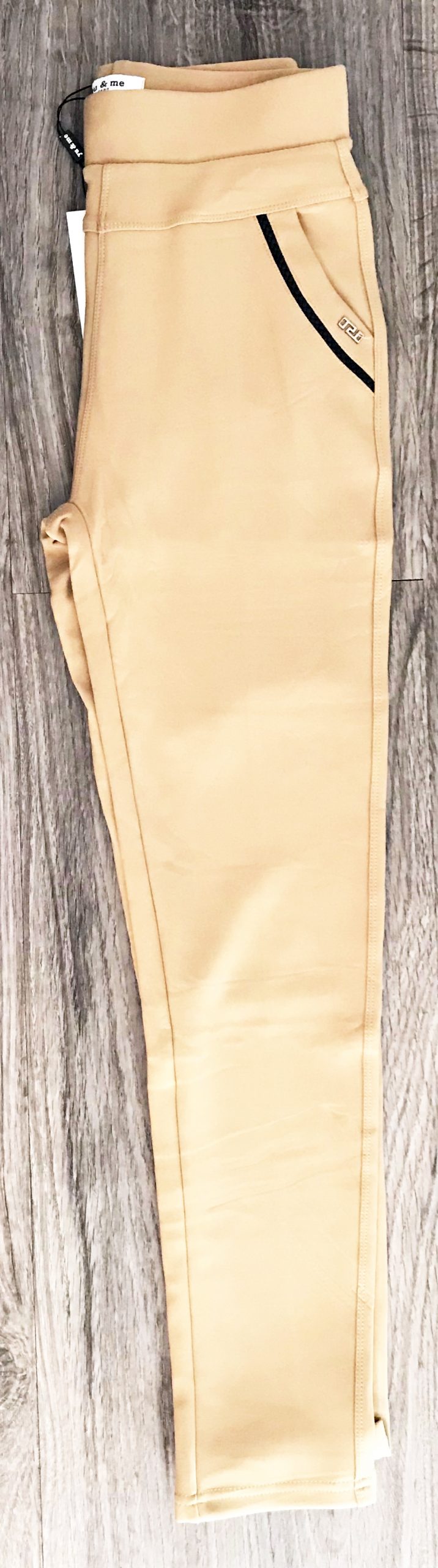 Minimaliseren dek brand Broek yu & me paris LM-3312-8 beige – By Anouschka