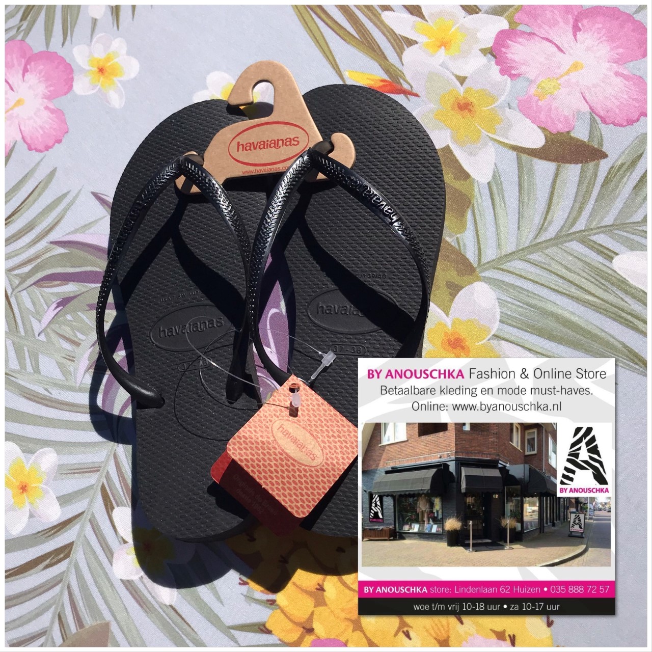 HAVAIANAS SLIM BLACK