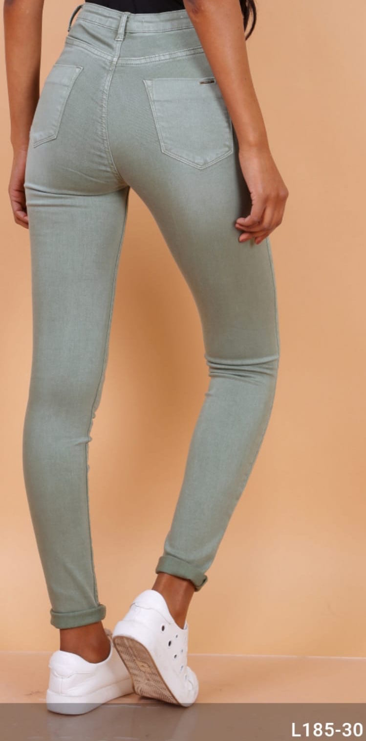 JEANS TOXIK3 SKINNY TAILLE HOOG L185-30 LINDEGROEN 2
