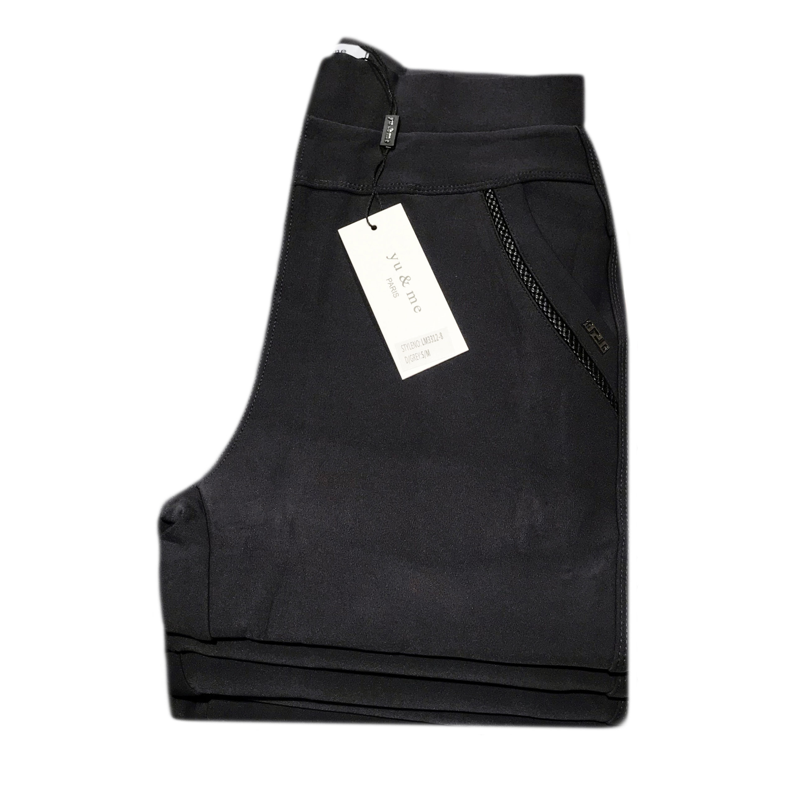 2yu & me broek legging donker grijs 3312-8 byanouschka.nl