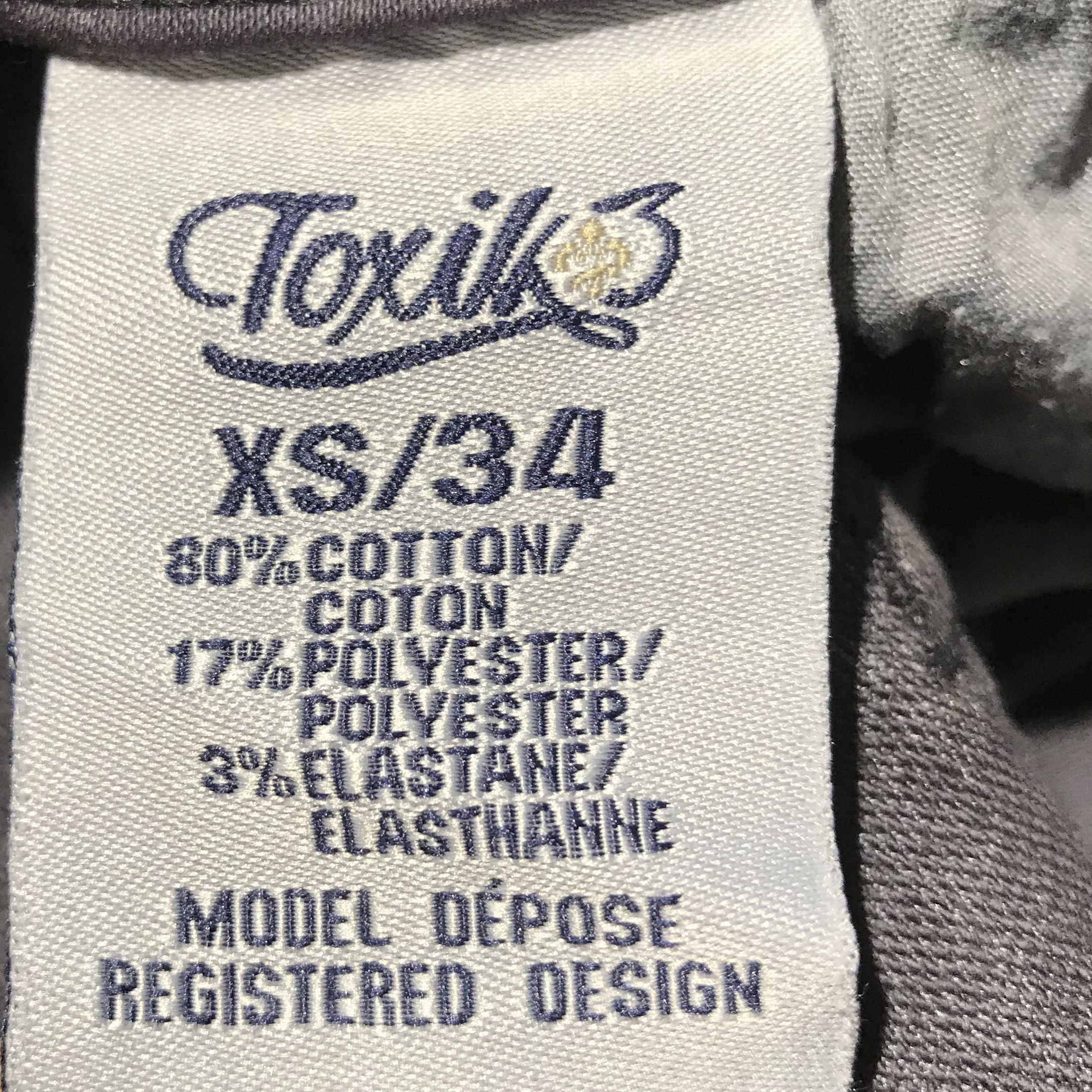 3Broek toxik3 L750-37 jeans medium taille donker grijs antraciet byanouschka.nl