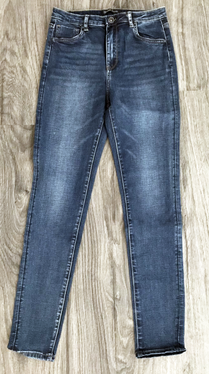 1toxik high waist skinny collection 185-j37 donker blauw byanouschka.nl